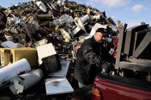 scrap metal waste