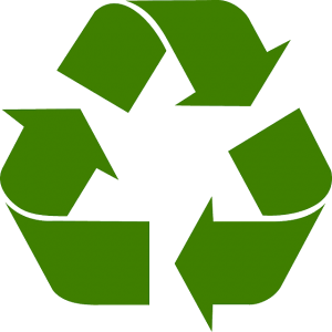 generic green recycling symbol